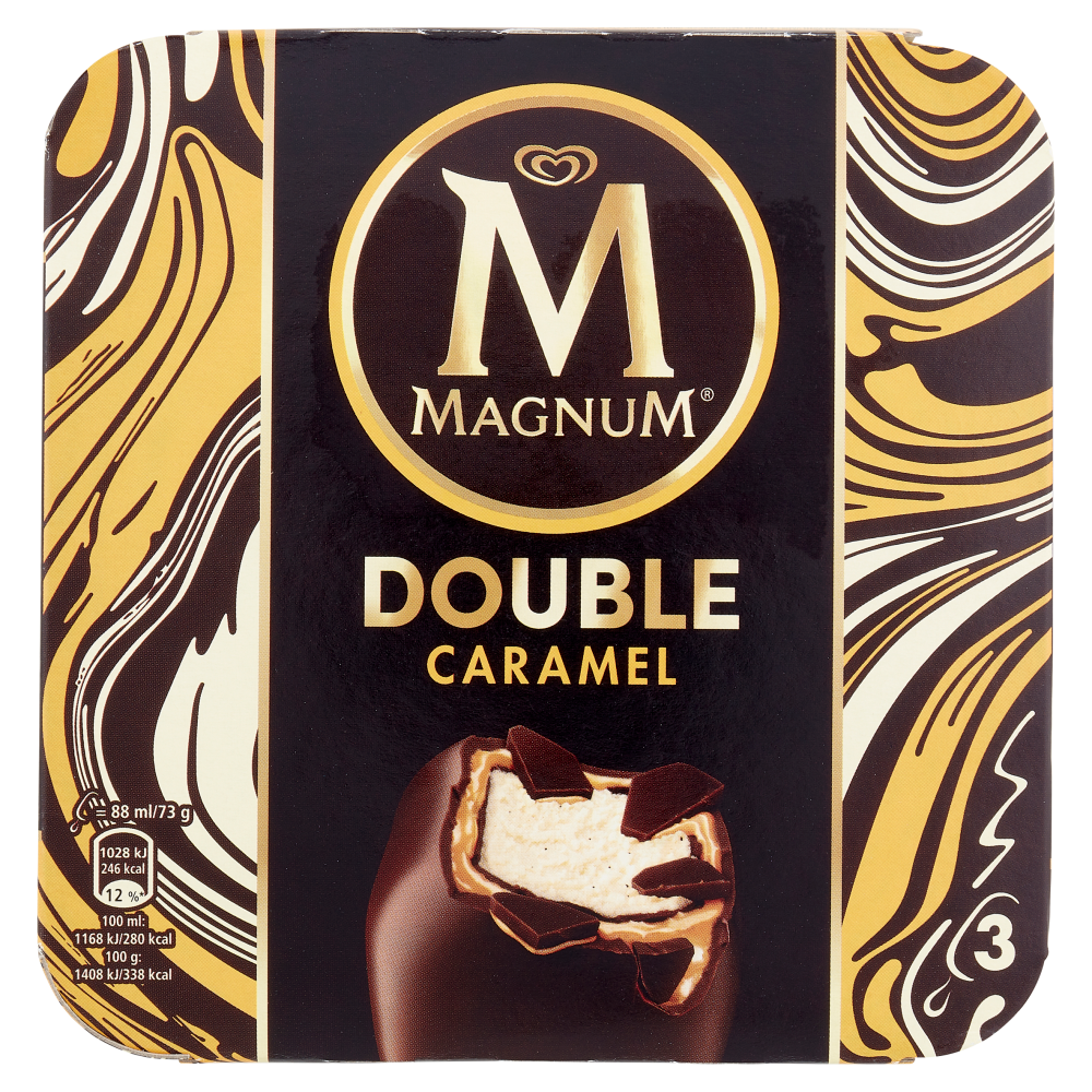 Magnum Double Caramel 3 x 73 g | Carrefour