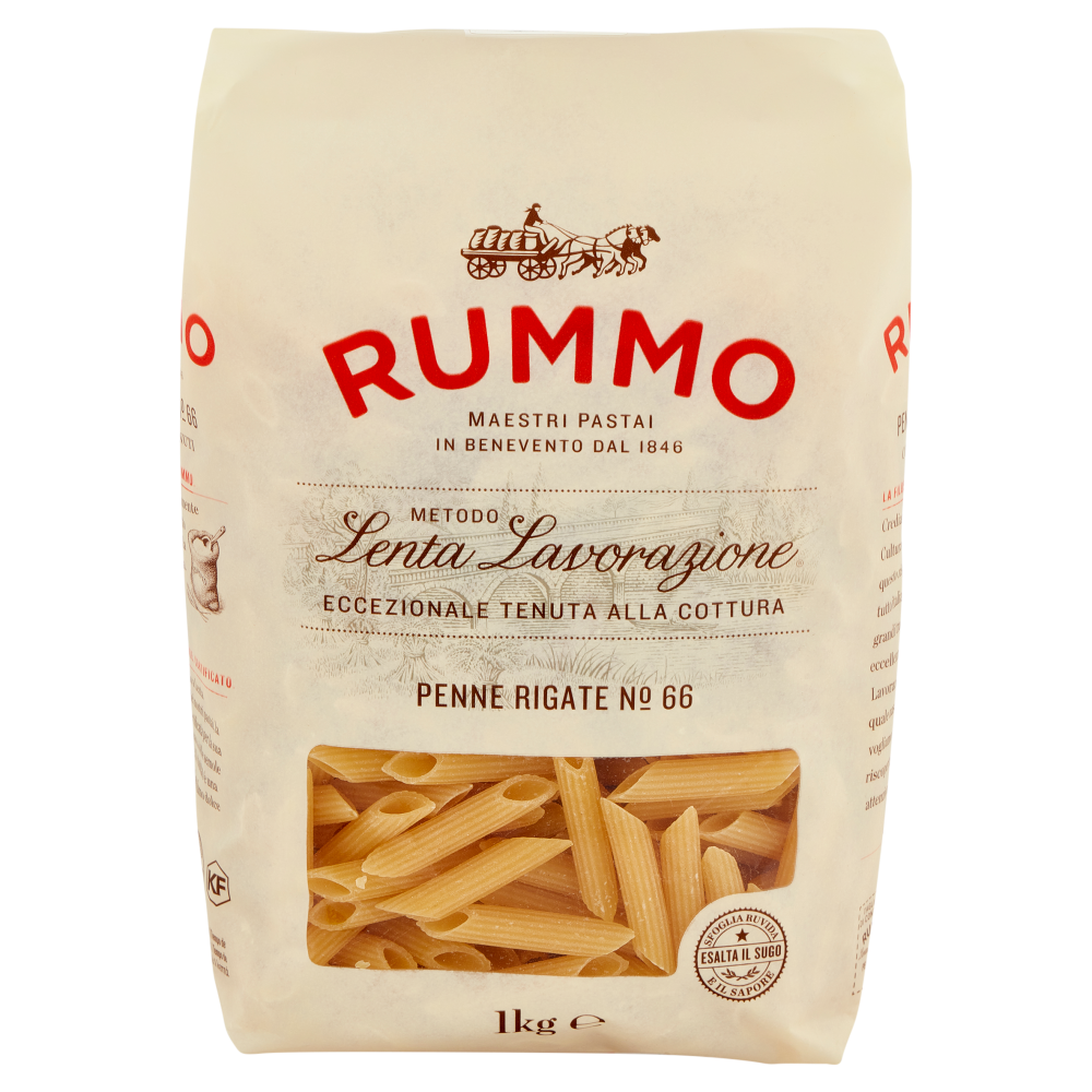 Penne Rigate N.66 Pasta Di Semola Di Grano Duro Rummo