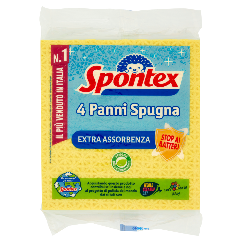 Spontex Panni Spugna X4 | Carrefour