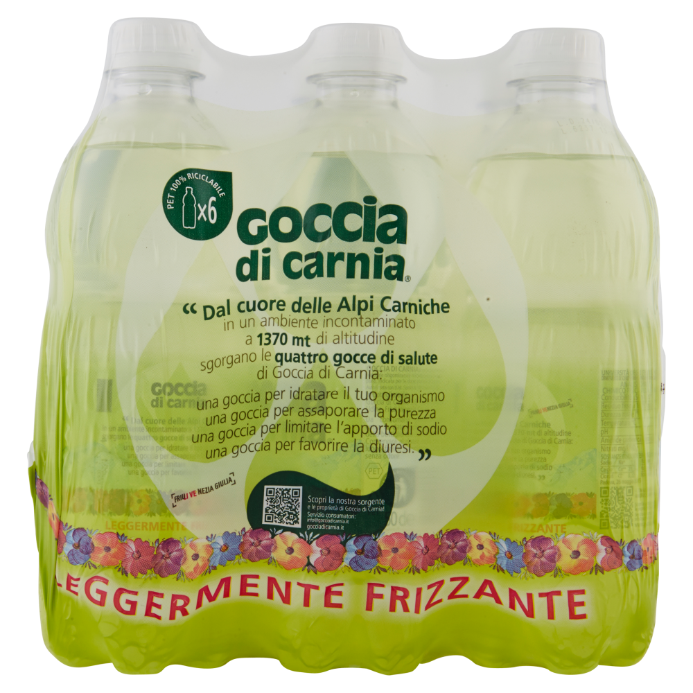 Goccia di Carnia Acqua Minerale Naturale Oligominerale Leggermente