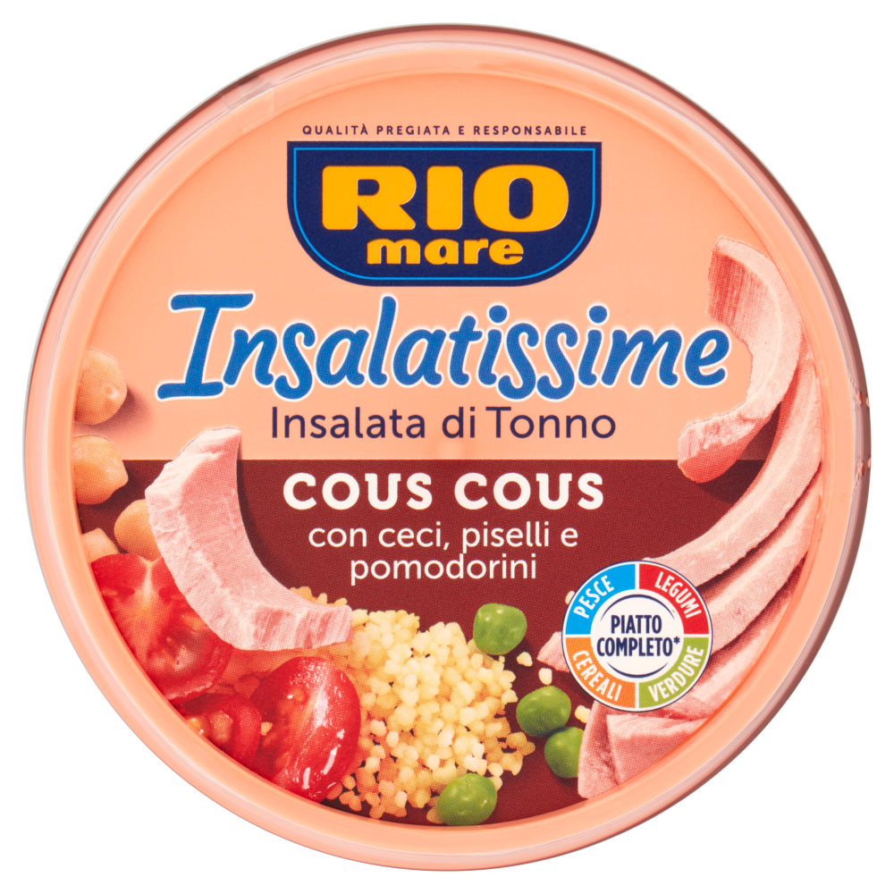 Rio Mare Insalatissime Insalata Di Tonno Cous Cous Con Ceci Piselli E Pomodorini 220 G Carrefour