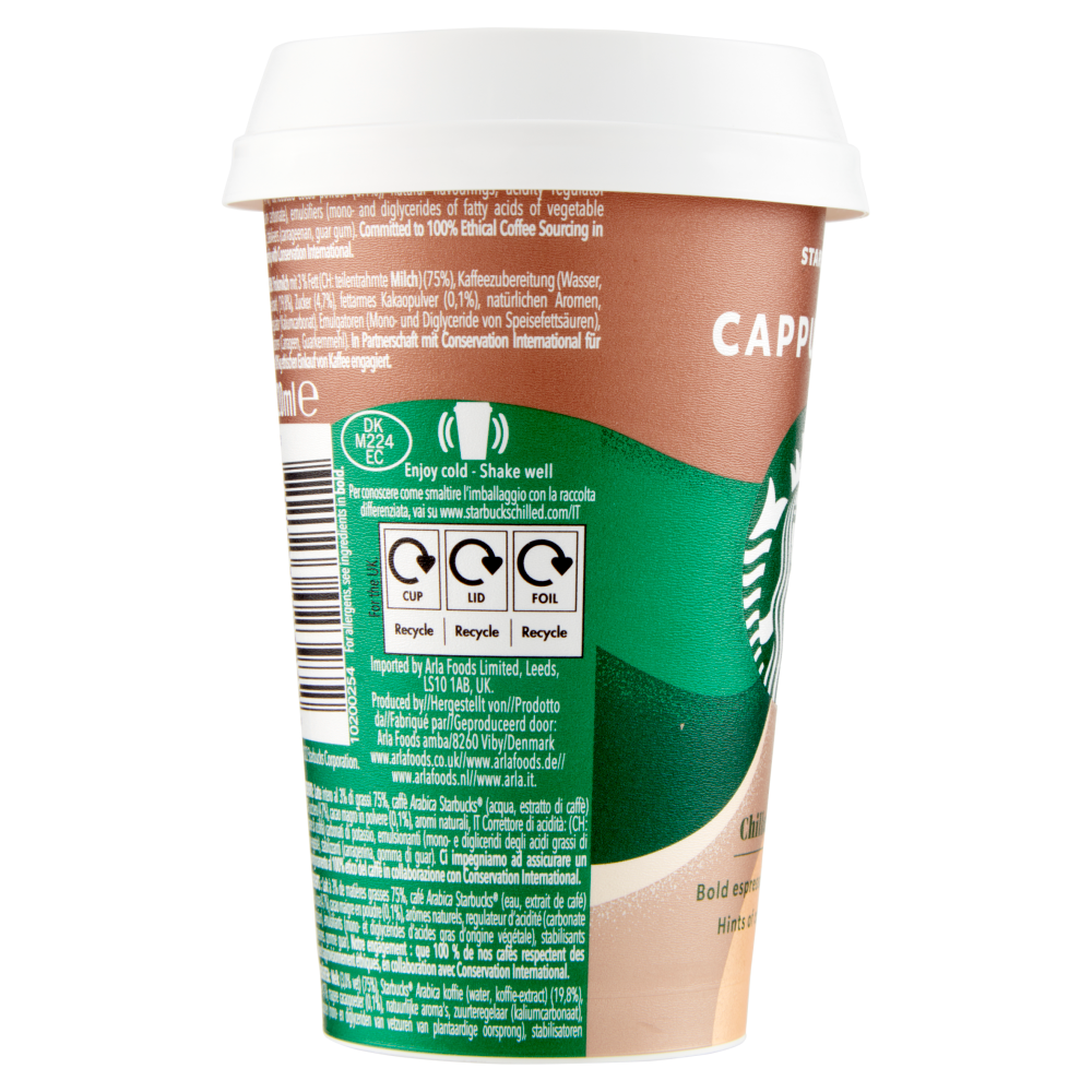 cappuccino starbucks calories