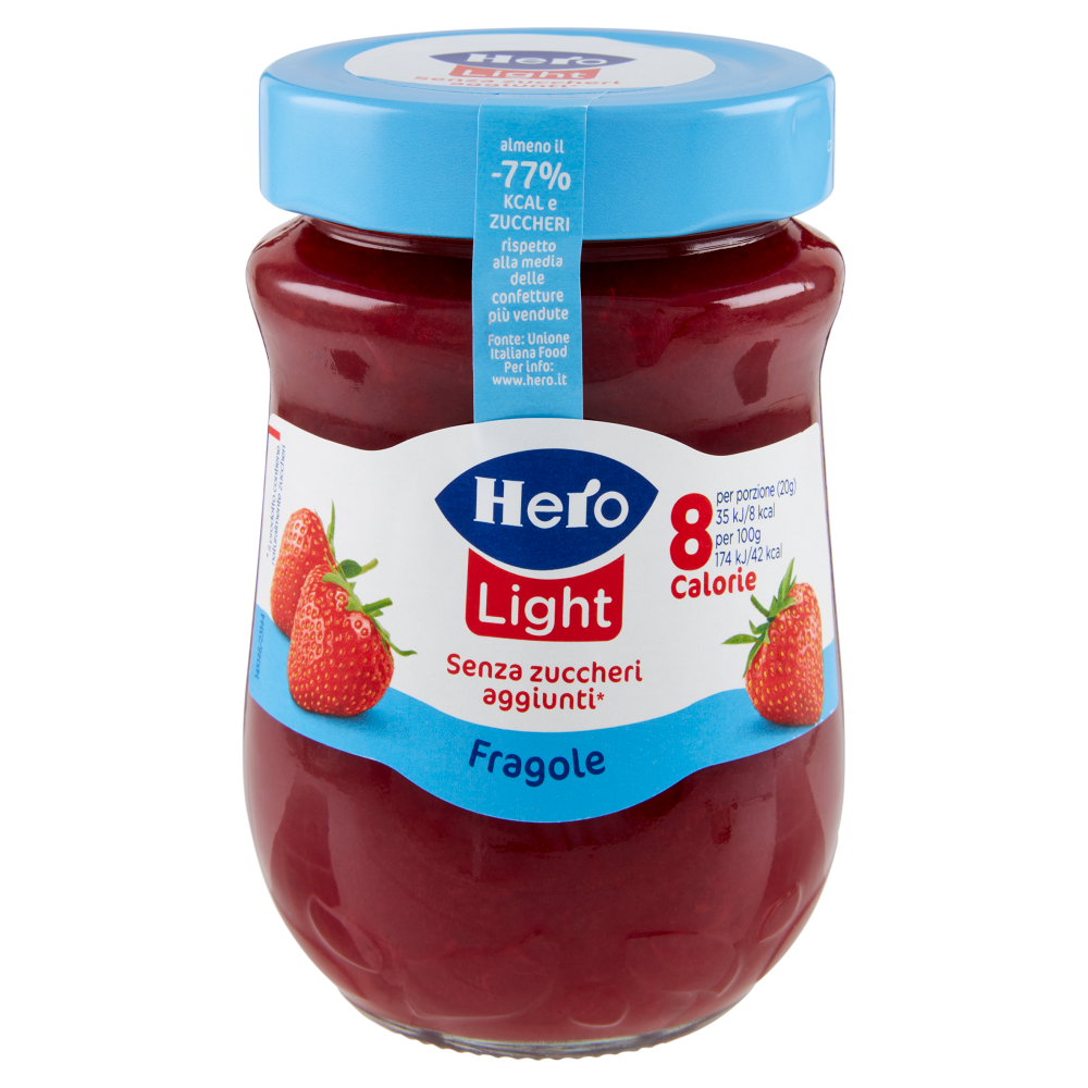 Marmellata Hero Light Fragole 280 g Carrefour