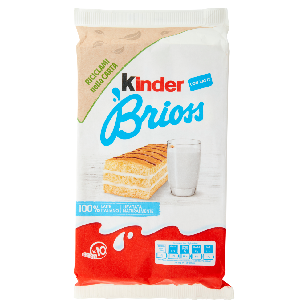 Kinder Brioss 10 X 27 G Carrefour