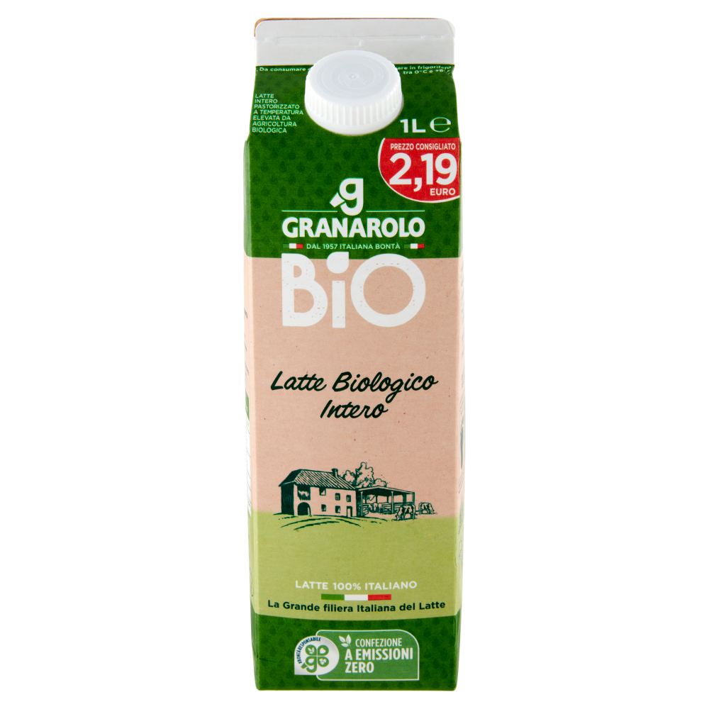 Granarolo Bio Latte Biologico Intero 1 L