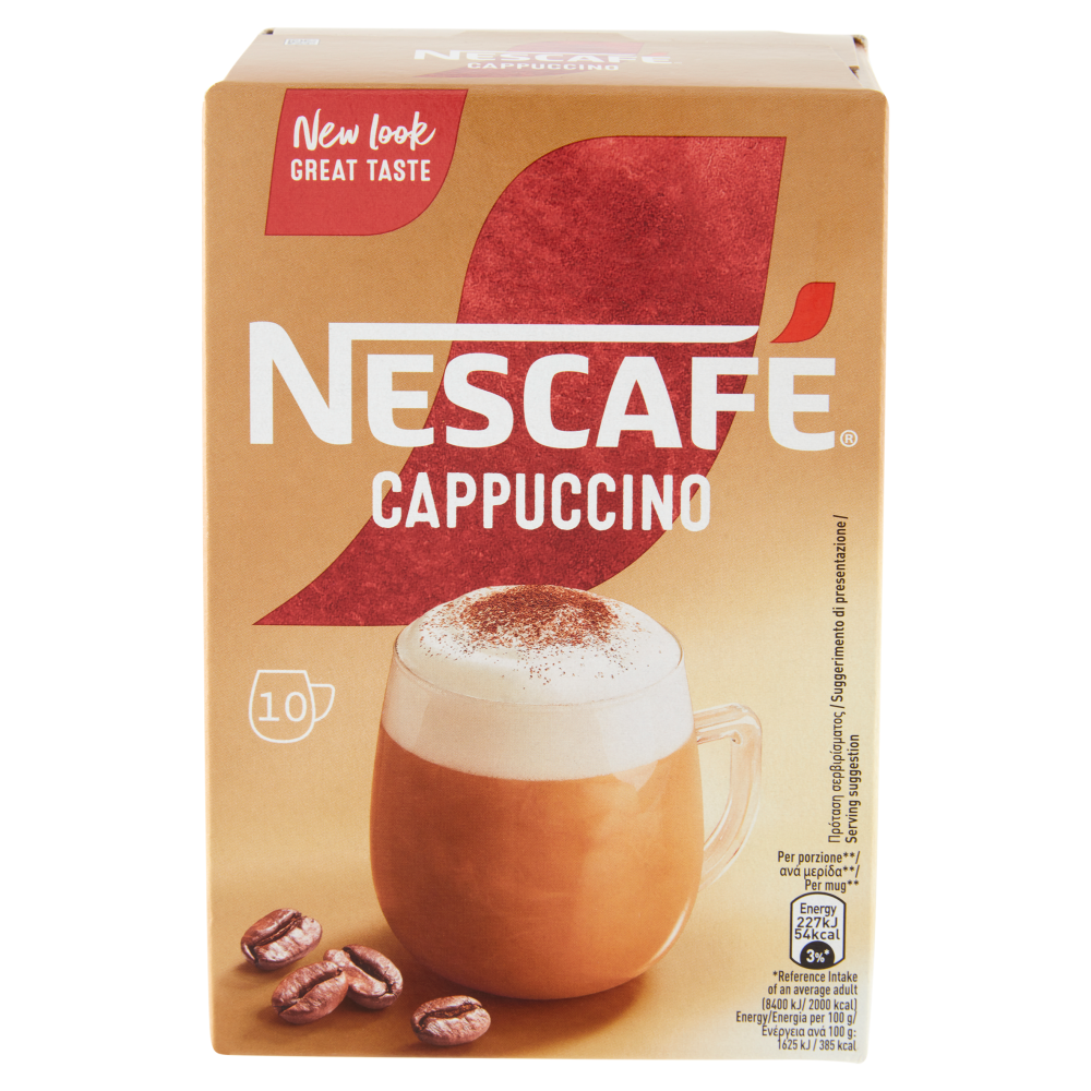 NESCAFÉ Cappuccino Solubile, 10 Bustine 140g | Carrefour