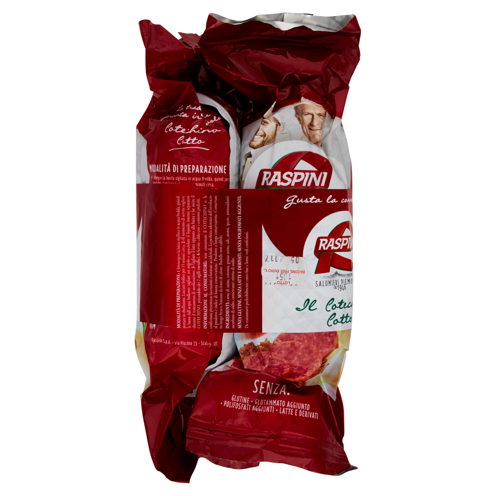 Raspini Il Cotechino Cotto 2 X 500 G Carrefour