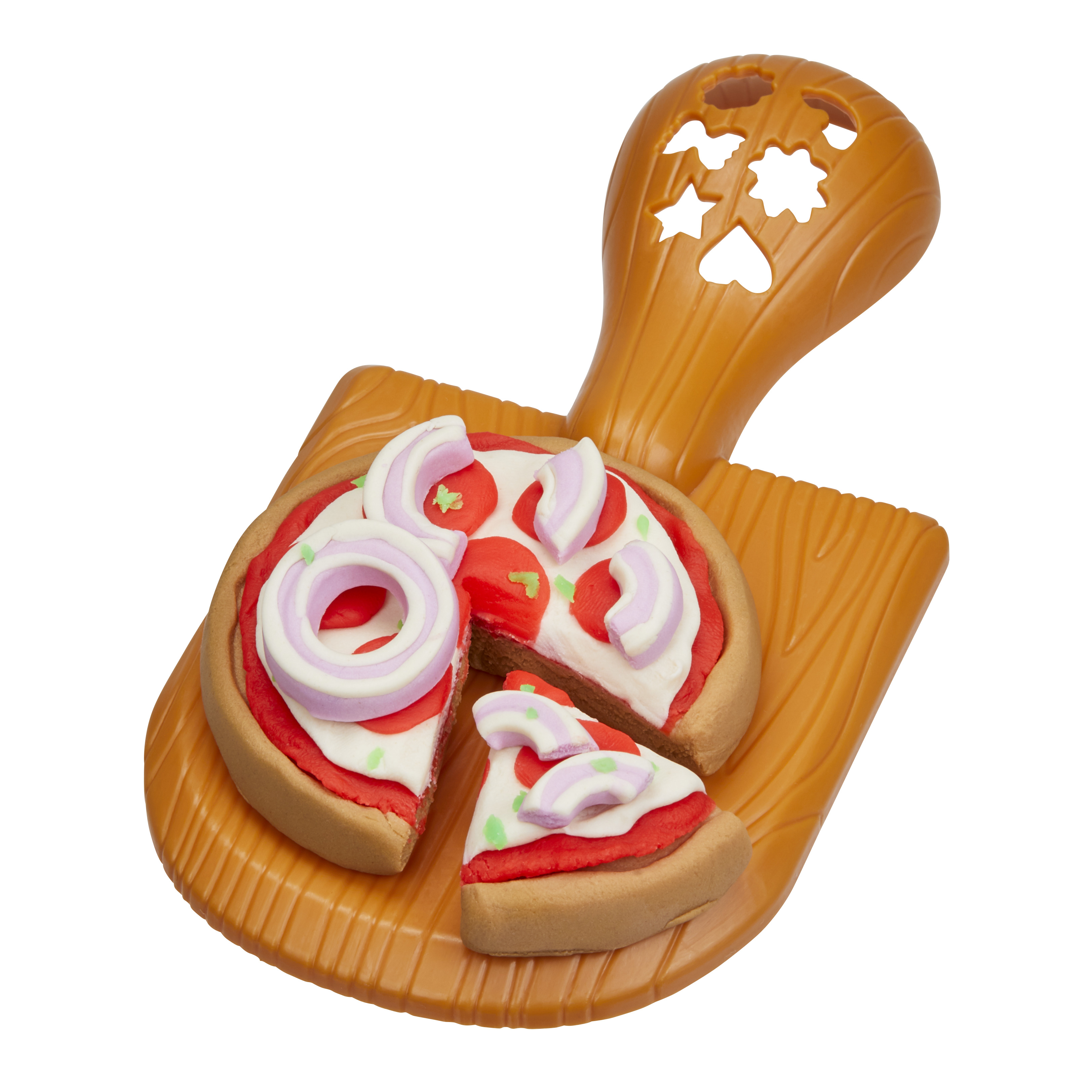 Play-Doh Kitchen Creations La Pizzeria, playset con 6 vasetti di pasta  modellabile e 8 accessori