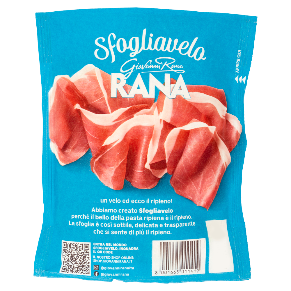 Sfogliavelo prosciutto crudo 250g Giovanni Rana - D'Ambros Ipermercato