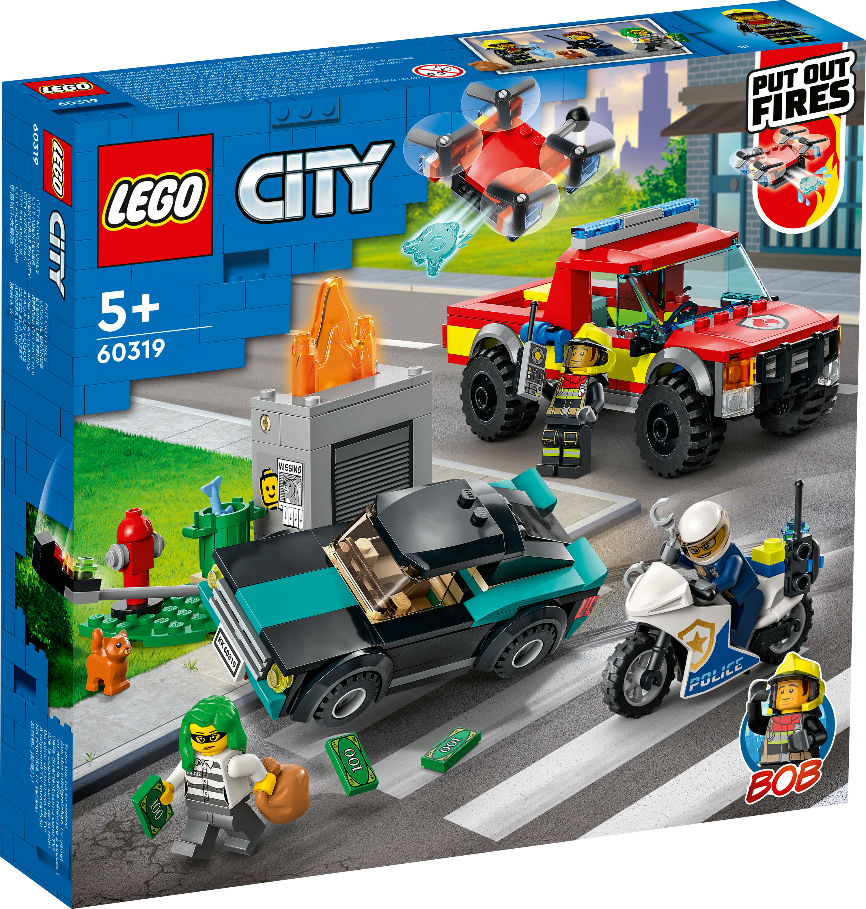 Lego Polizia Polizia Città Central Multicolor