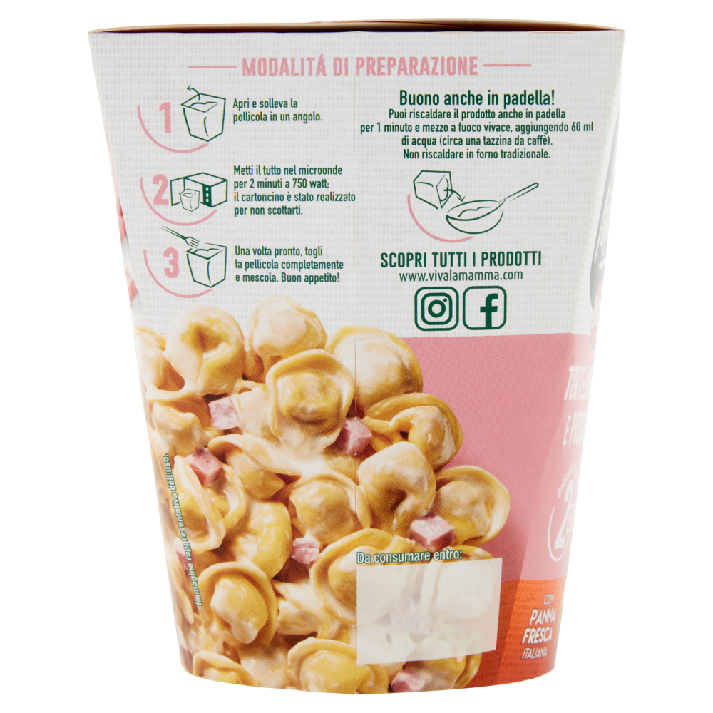 Viva La Mamma Tortellini Panna E Prosciutto 250 G Carrefour