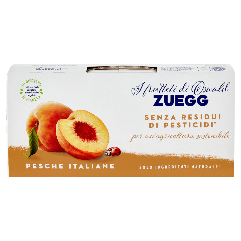 Zuegg I frutteti di Oswald Zuegg Pesche Italiane 3 x 200 ml