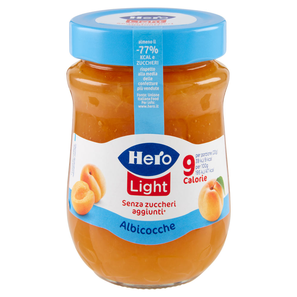 Marmellata Hero Light Albicocche 280 g Carrefour