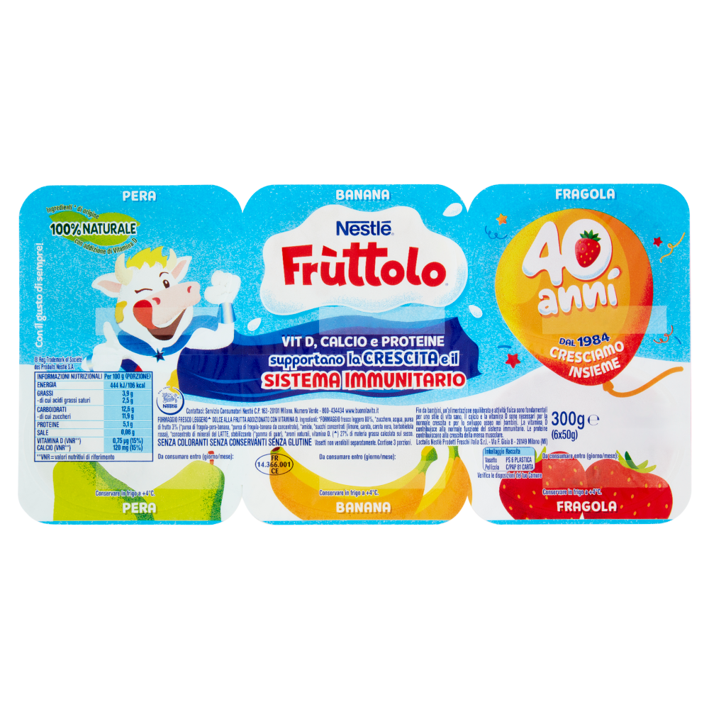 Granarolo Yogurt AQ fragola gr. 125 x 2 Spesa online da Palermo