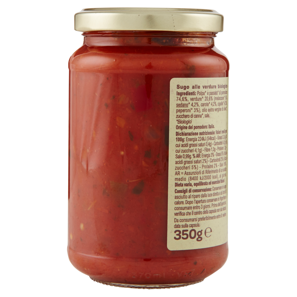 Carrefour Bio Sugo alle verdure 350 g