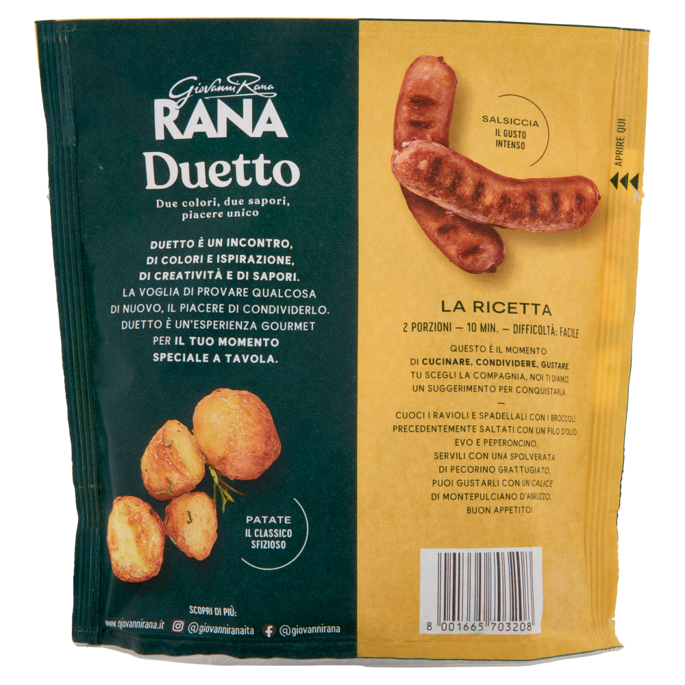 Giovanni Rana Duetto Salsiccia Patate 250 G Carrefour