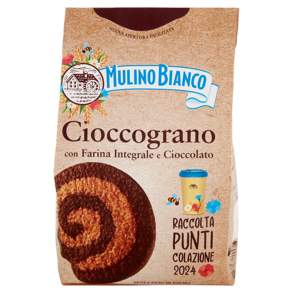 Mulino Bianco Cioccograno Biscotti con Farina Integrale e Cioccolato 330g