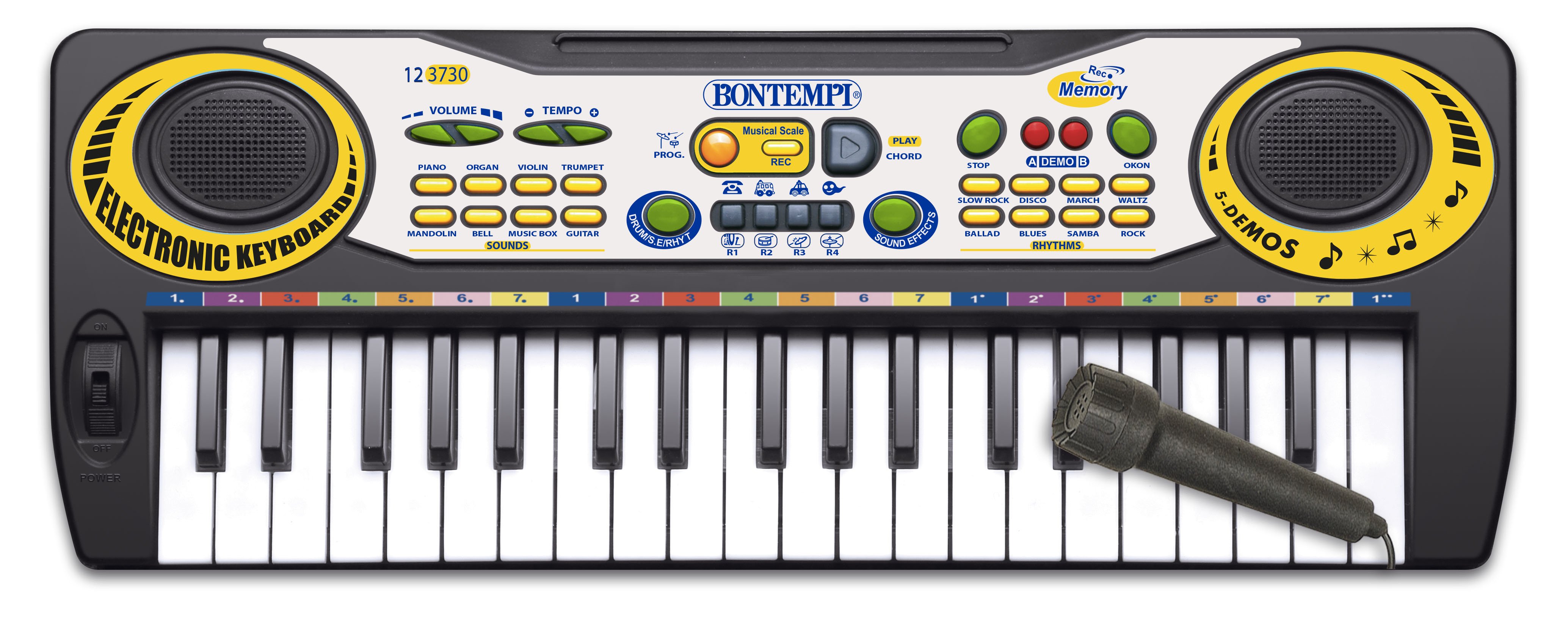 Bontempi Electronic Keyboard With Microphone | Carrefour