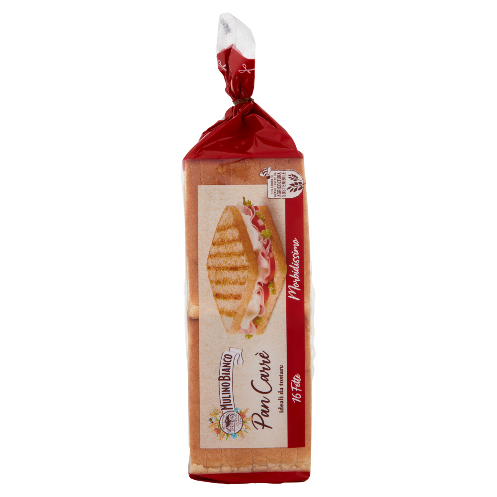 Mulino Bianco Pan Carrè Pane Ideale per Toast 16 fette 285g