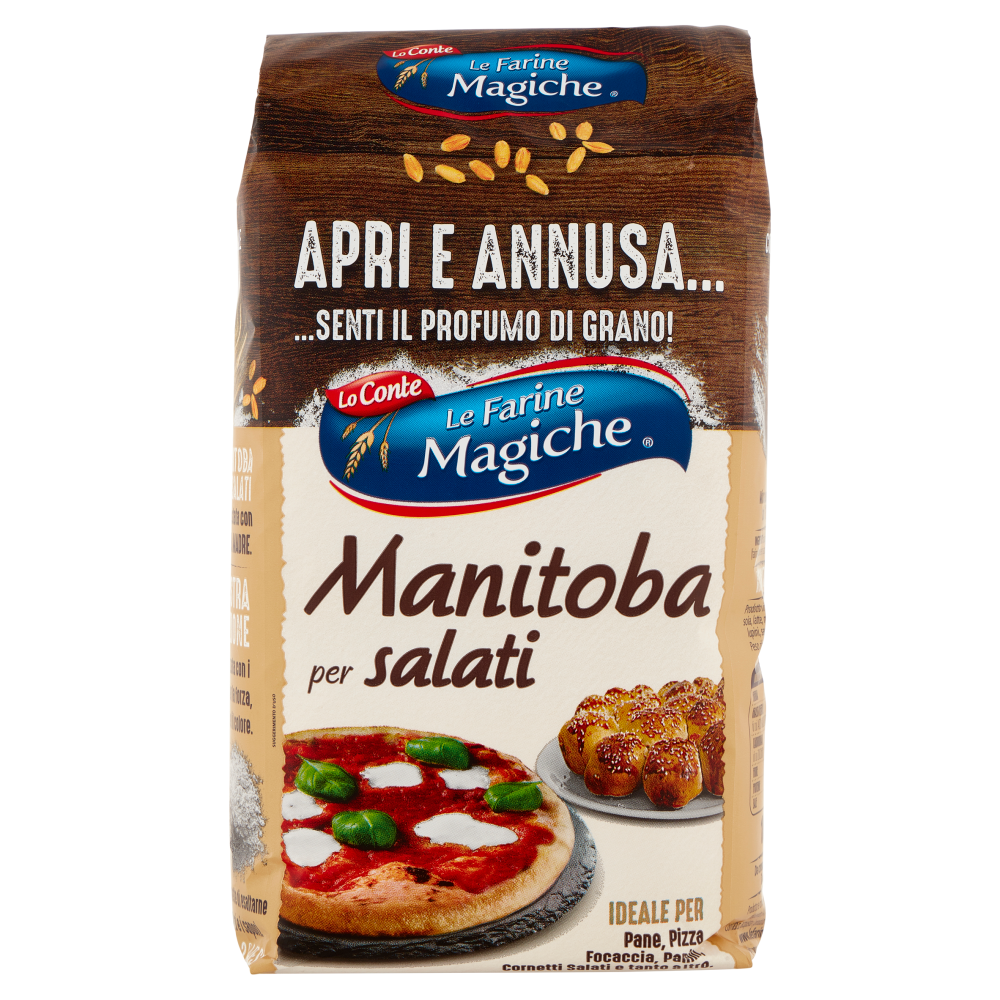 Farina di Manitoba per salati come pane e pizze