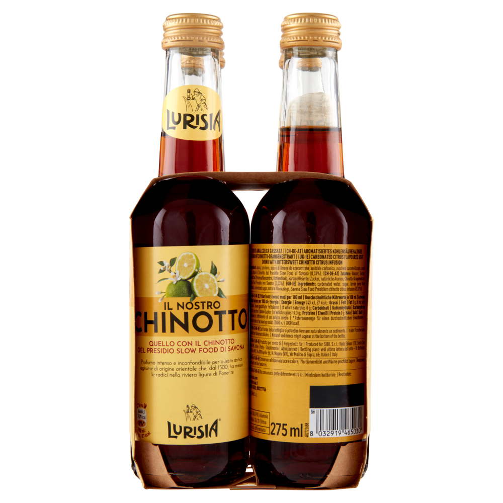 Lurisia Chinotto 4 X 275 Ml Carrefour 1550