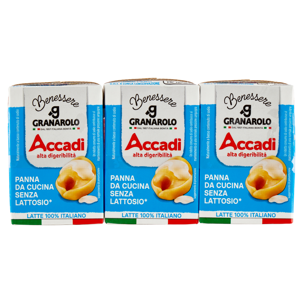 Accad Panna Da Cucina Senza Lattosio 3 X 100 Ml Carrefour