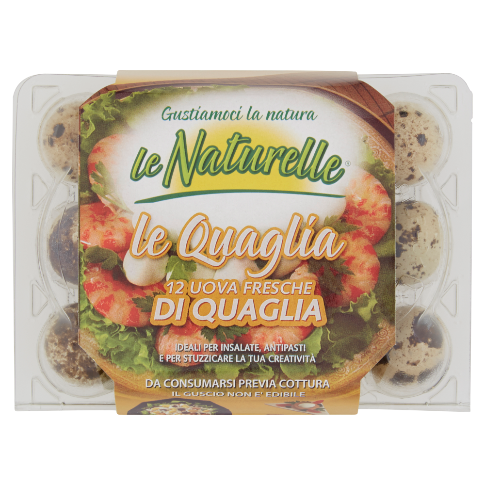 Le Naturelle Le Quaglia 12 Uova Fresche Di Quaglia Carrefour