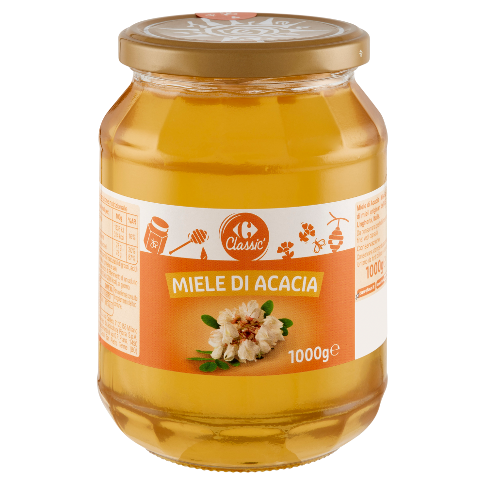 Miele di acacia 0.5 kg in vendita online