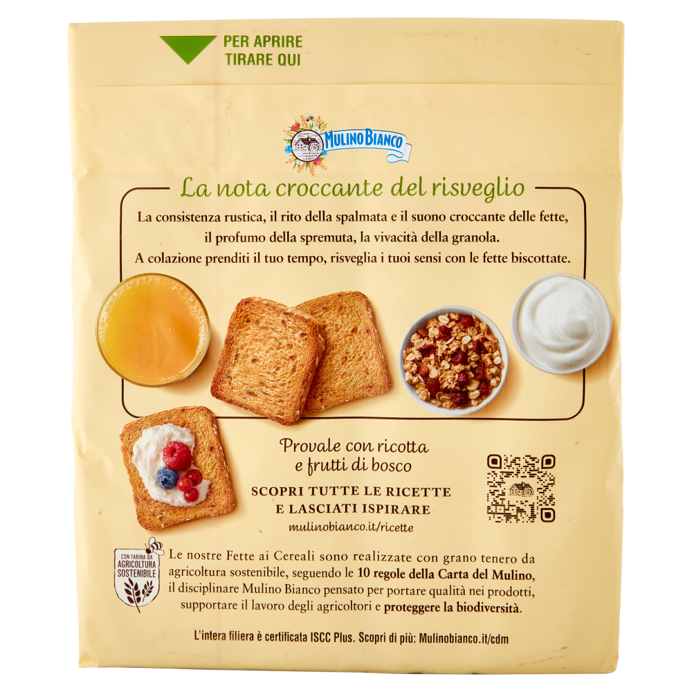 Mulino Bianco Fette Biscottate Cereali x40 - Supermercato Carpineti