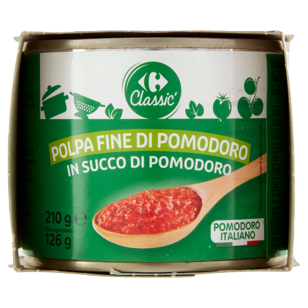 Carrefour Classic Pomodori Pelati in Succo di Pomodoro 3 x 400 g