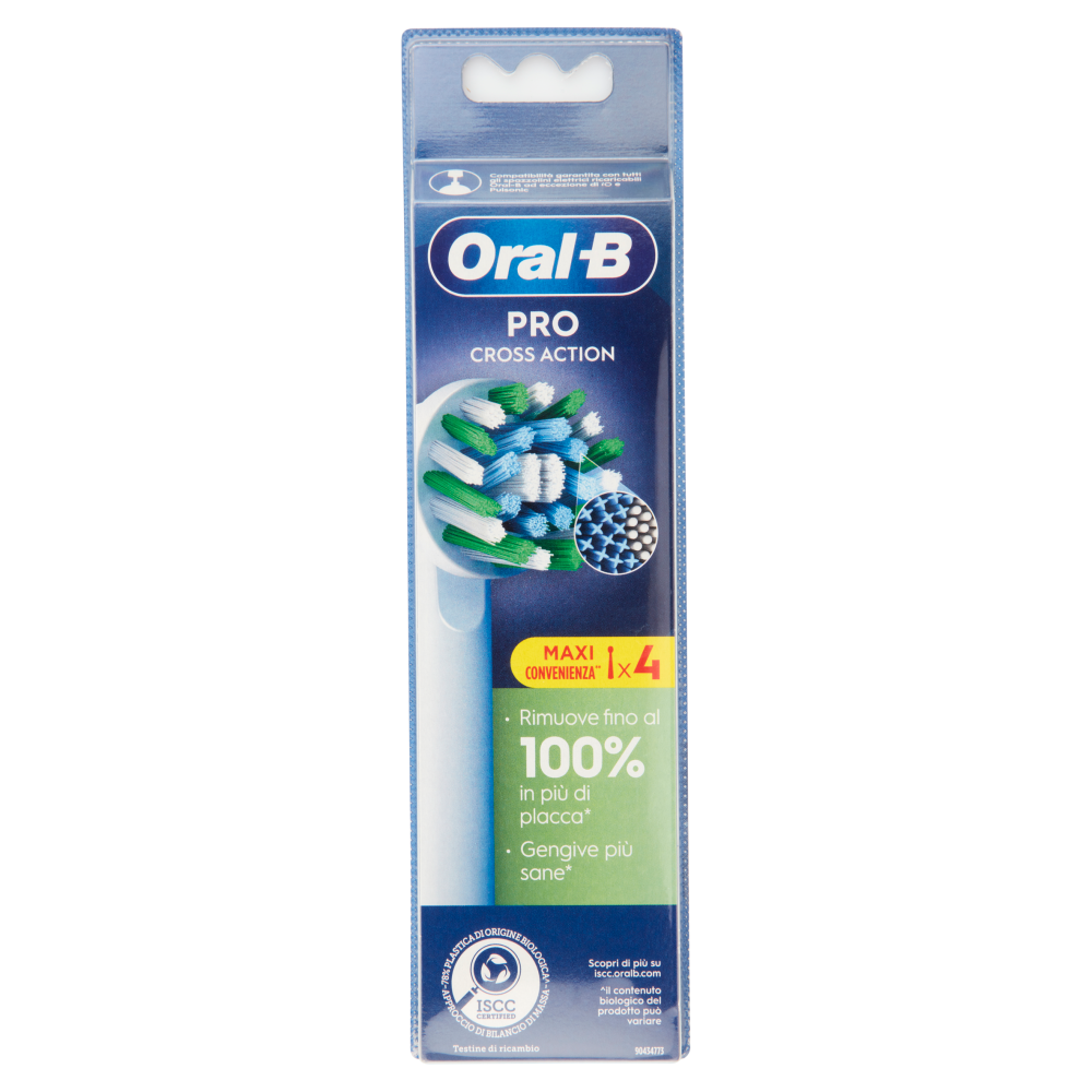 Oral-B Testine Di Ricambio Pro Cross Action Per Spazzolino Elettrico ...