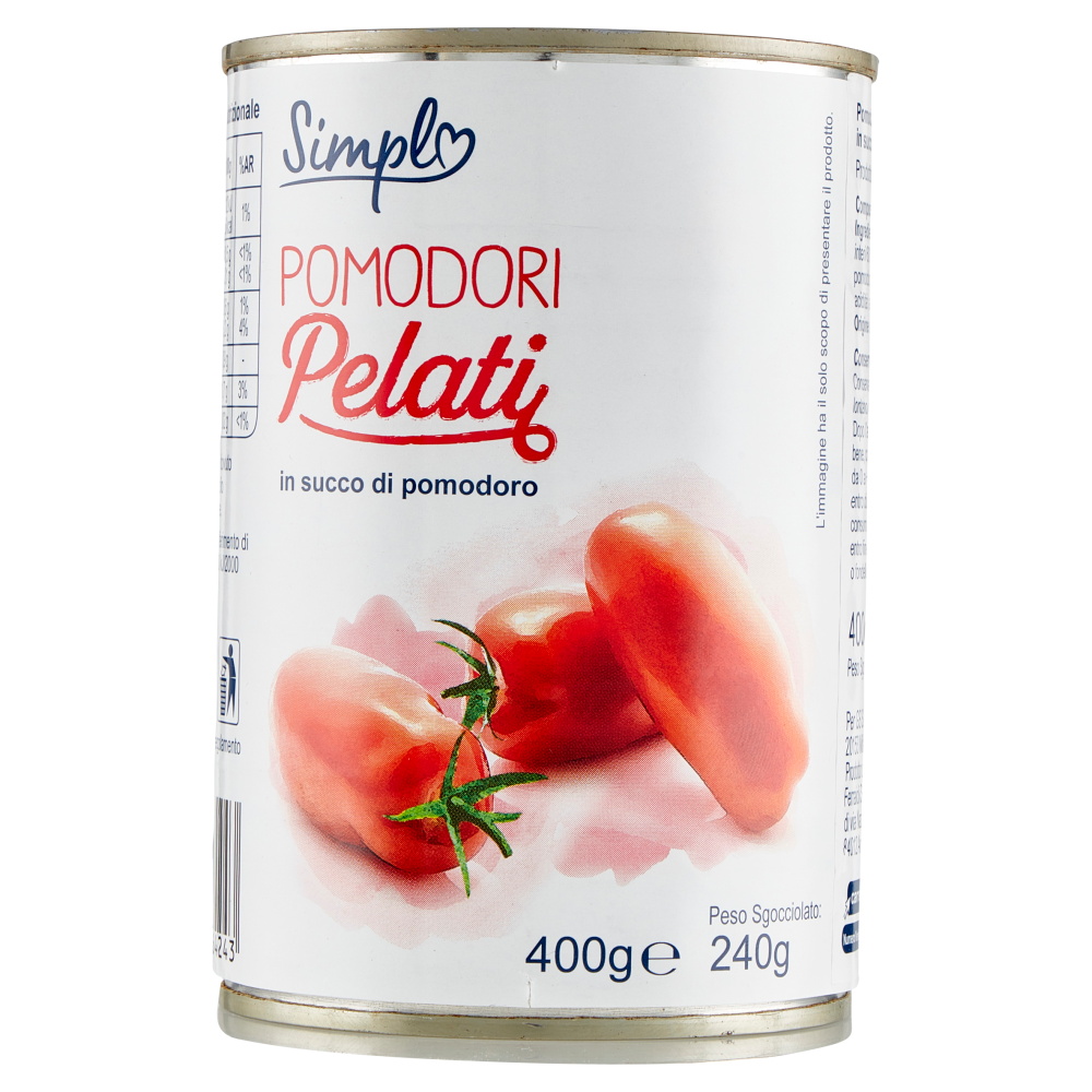 Simpl Pomodori Pelati in succo di pomodoro 400 g