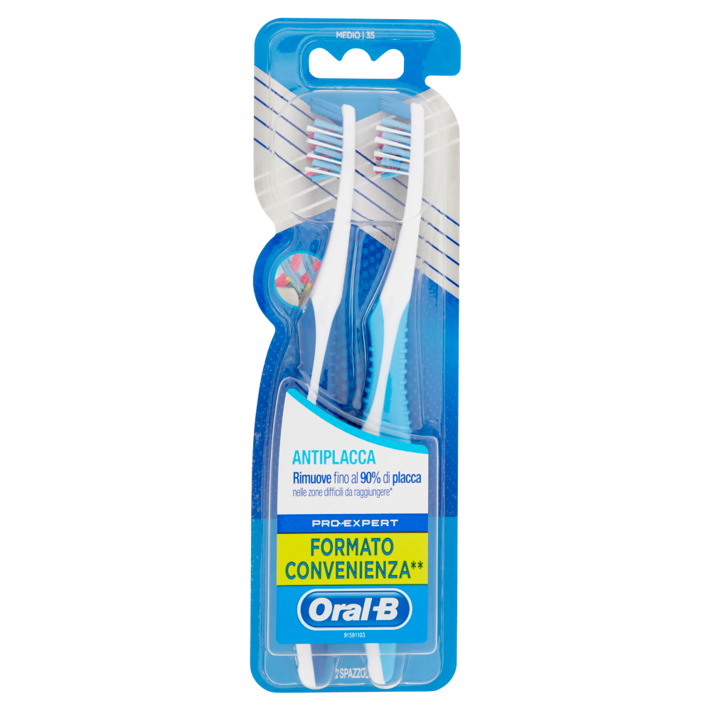 Oral-B Spazzolino Manuale Pro-Expert Cross Action Antiplacca 35 Medio ...