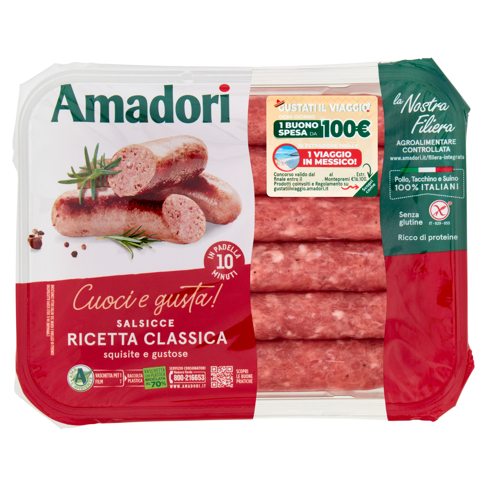 Amadori Salsicce Ricetta Classica Kg Carrefour