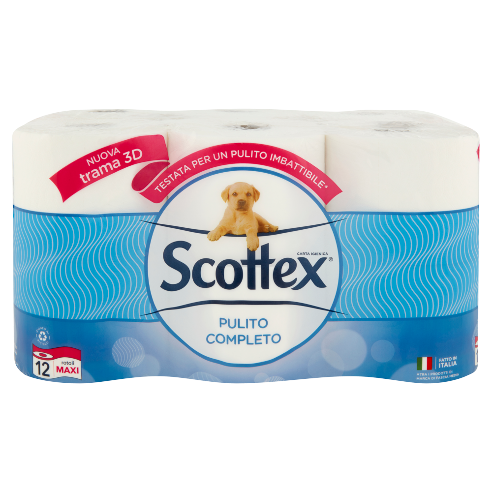 Byou Caserta - 𝐂𝐚𝐬𝐚, 𝐏𝐞𝐫𝐬𝐨𝐧𝐚, 𝐌𝐚𝐤𝐞𝐔𝐩 - La nuova carta  igienica Scottex® Pulito Completo è testata per offrirti un pulito  imbattibile*; grazie alla speciale trama 3D, consistente e assorbente,  pulisce di più