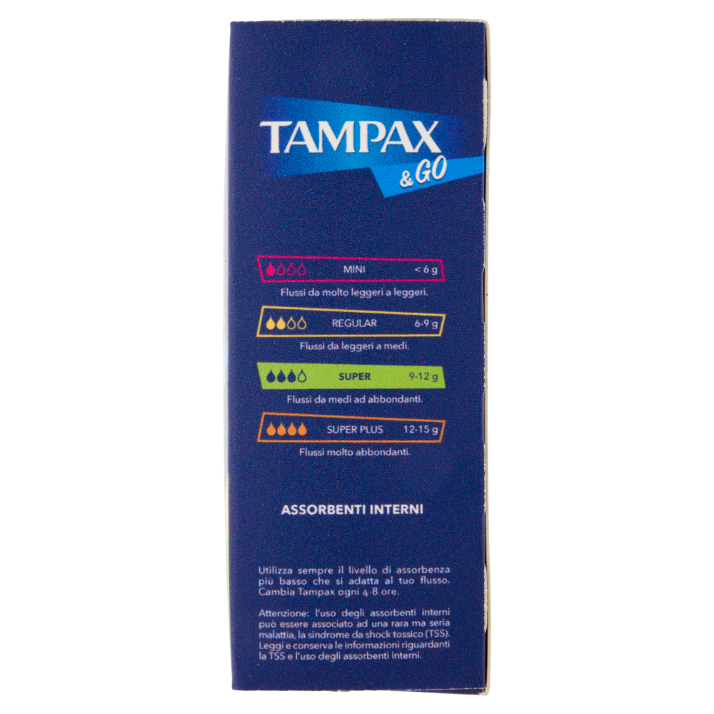 Tampax & Go Super 18 pz | Carrefour