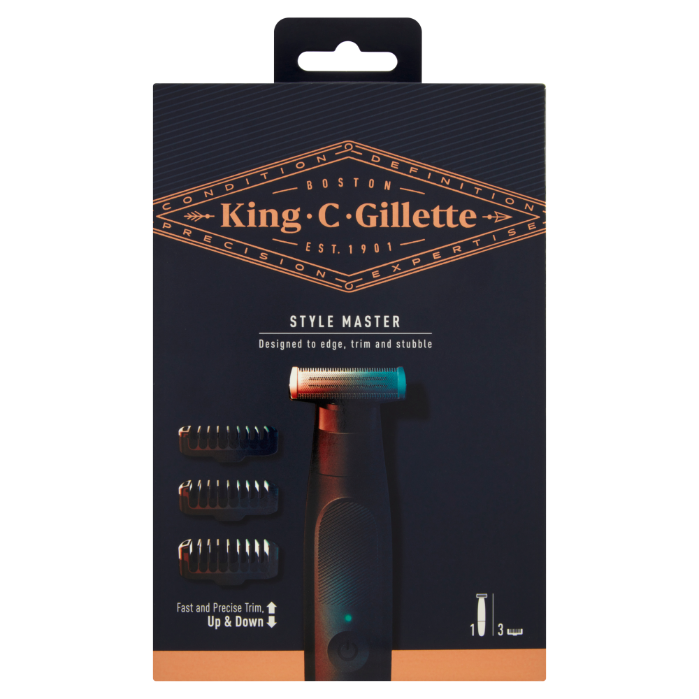 King C. Gillette Idea Regalo Uomo con Regolabarb…