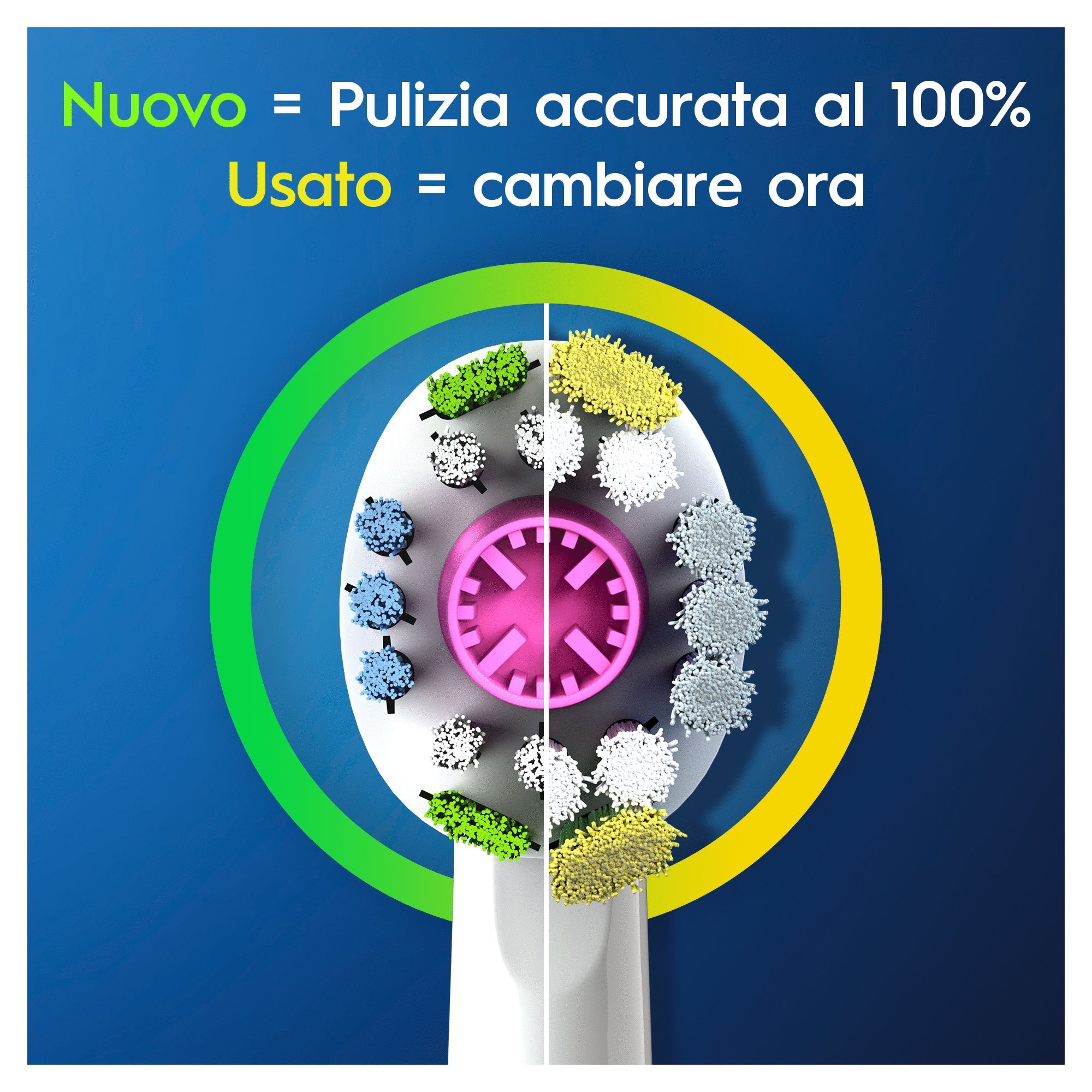 Oral-B 3D White Testine Di Ricambio Con Tecnologia CleanMaximiser ...