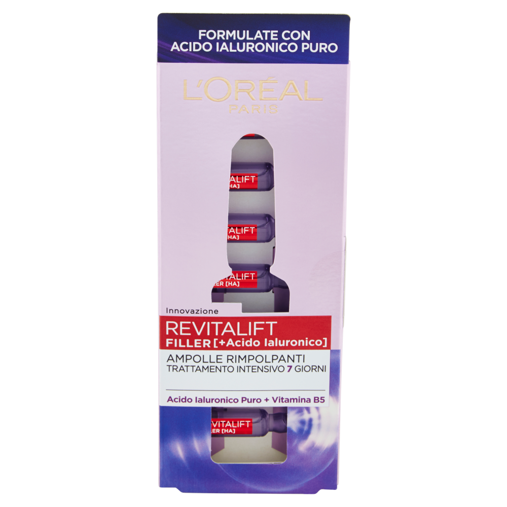 L Oreal Paris Ampolle Rimpolpanti E Idratanti Revitalift Filler Acido Ialuronico Puro Carrefour