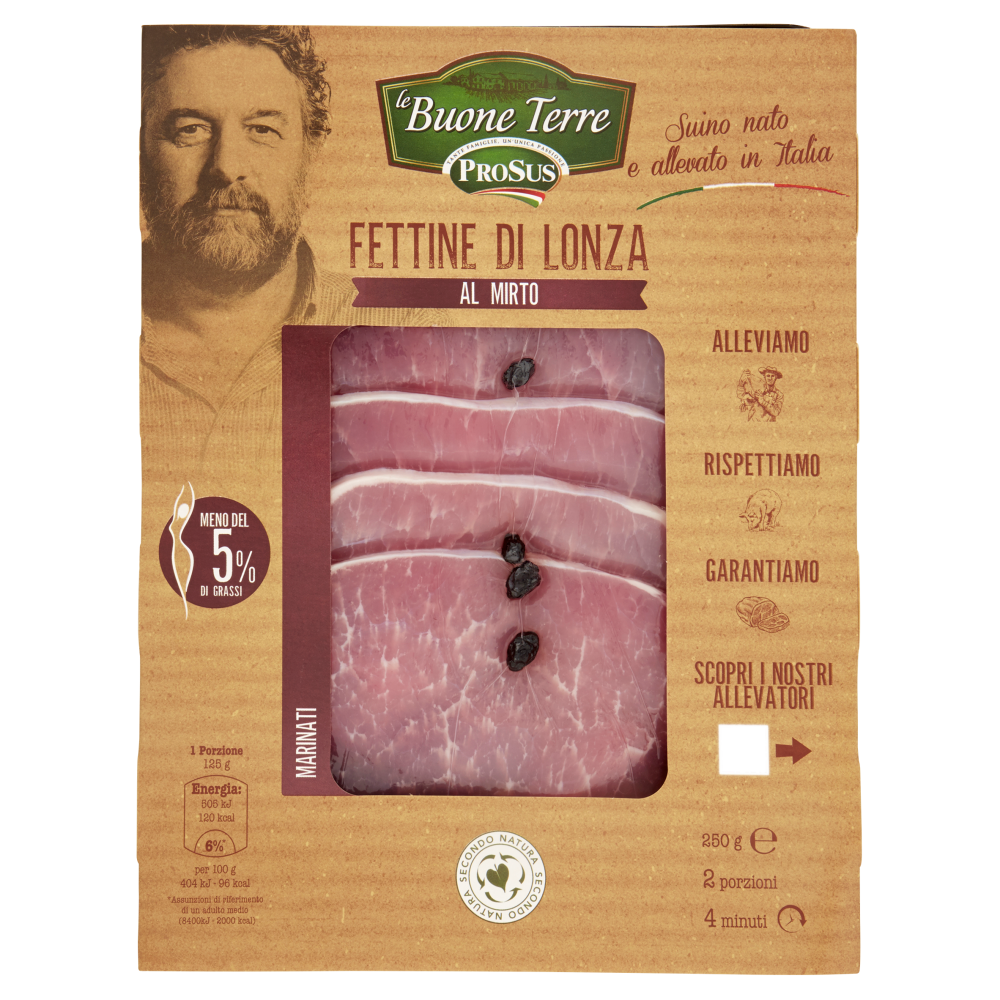 Prosus Le Buone Terre Fettine Di Lonza Al Mirto 250 G Carrefour