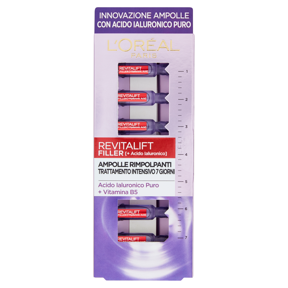 L Oreal Paris Ampolle Rimpolpanti E Idratanti Revitalift Filler Acido Ialuronico Puro Carrefour