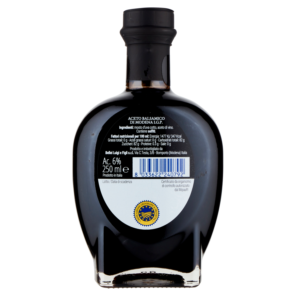 Bellei Aceto Balsamico di Modenà I.G.P. Nastro Nero