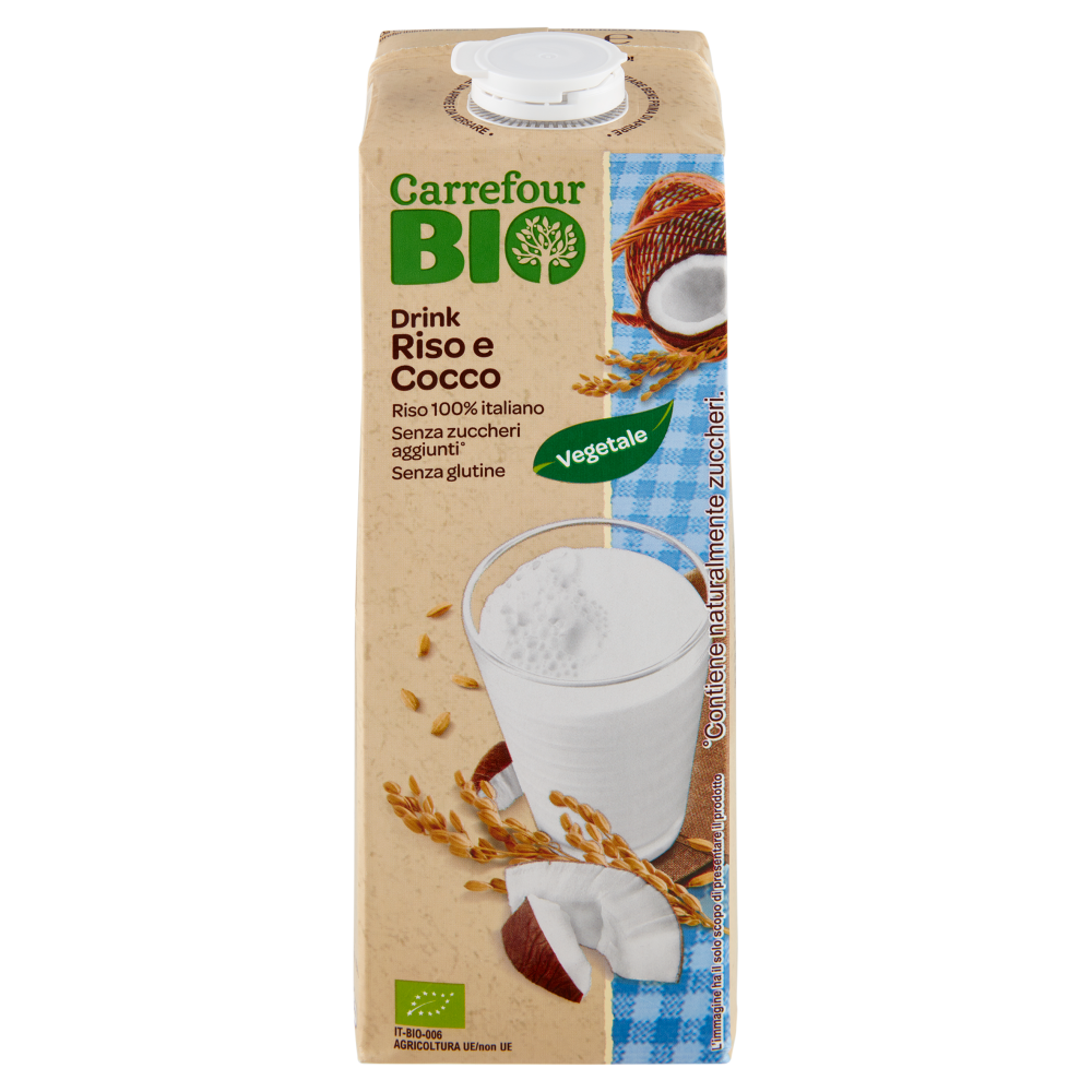 Carrefour Bio Drink Riso e Cocco 1 L