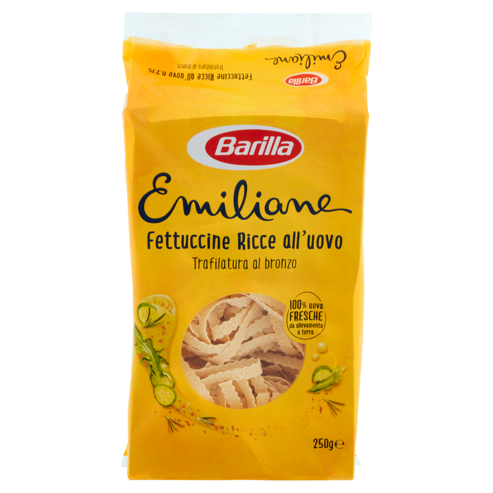 Barilla Emiliane Fettuccine Ricce Pasta All Uovo 250 G Carrefour