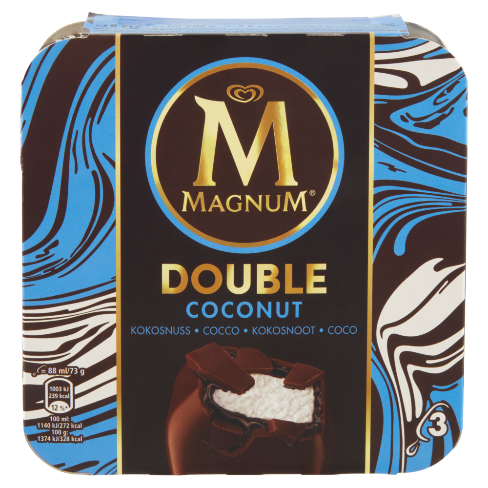 Magnum Double Cocco 3 x 73 g | Carrefour