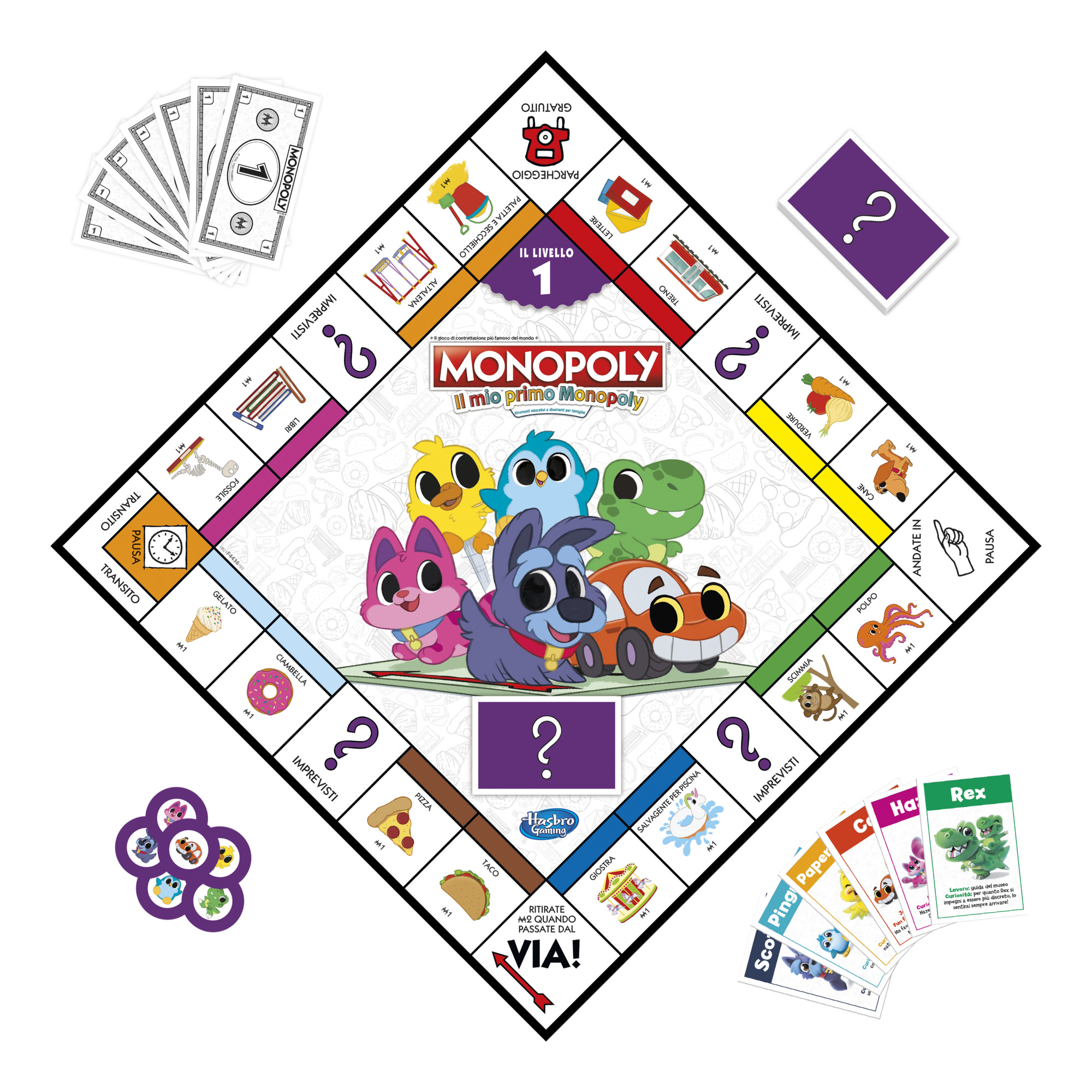 Hasbro Monopoly Edizione Classico Gioco di Strategia Inglese Versione Del  Partito di Gioco Da Tavolo Genitore-Bambino Giocattolo Interattivo Per  Bambini di Età Regalo