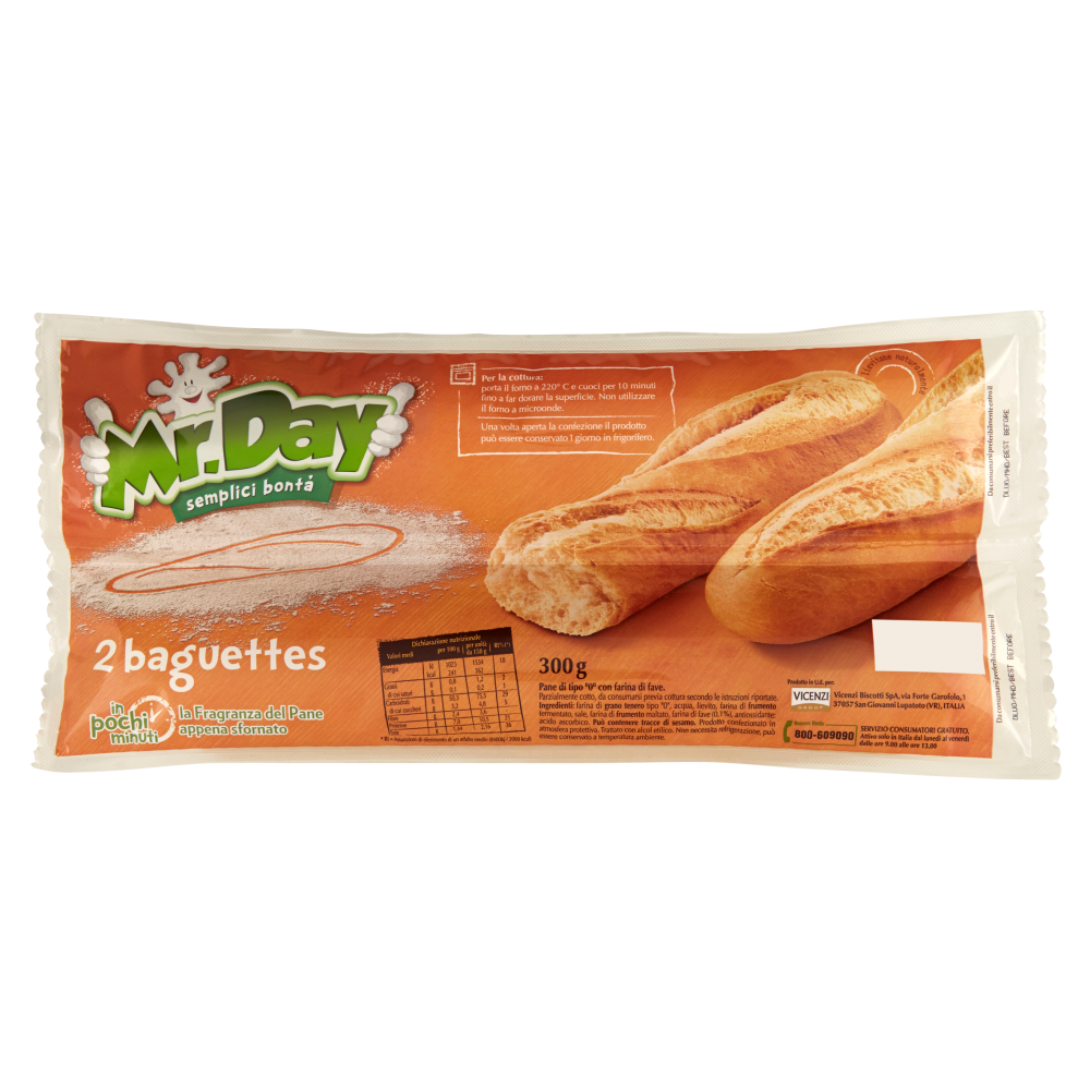 Mrday 2 Baguettes 300 G Carrefour