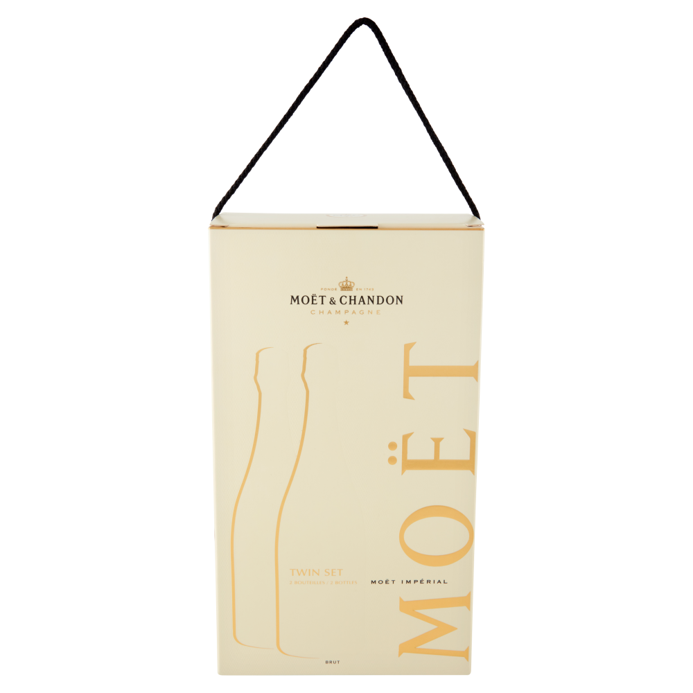 Moët & Chandon Champagne Brut Impérial Astuccio 2 Bottiglie 2x750ml