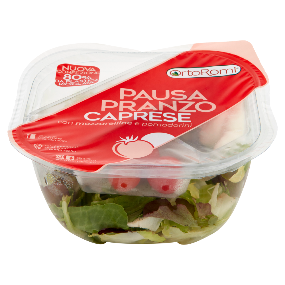 Ortoromi Pausa Pranzo Caprese Con Mozzarelline E Pomodorini G Carrefour