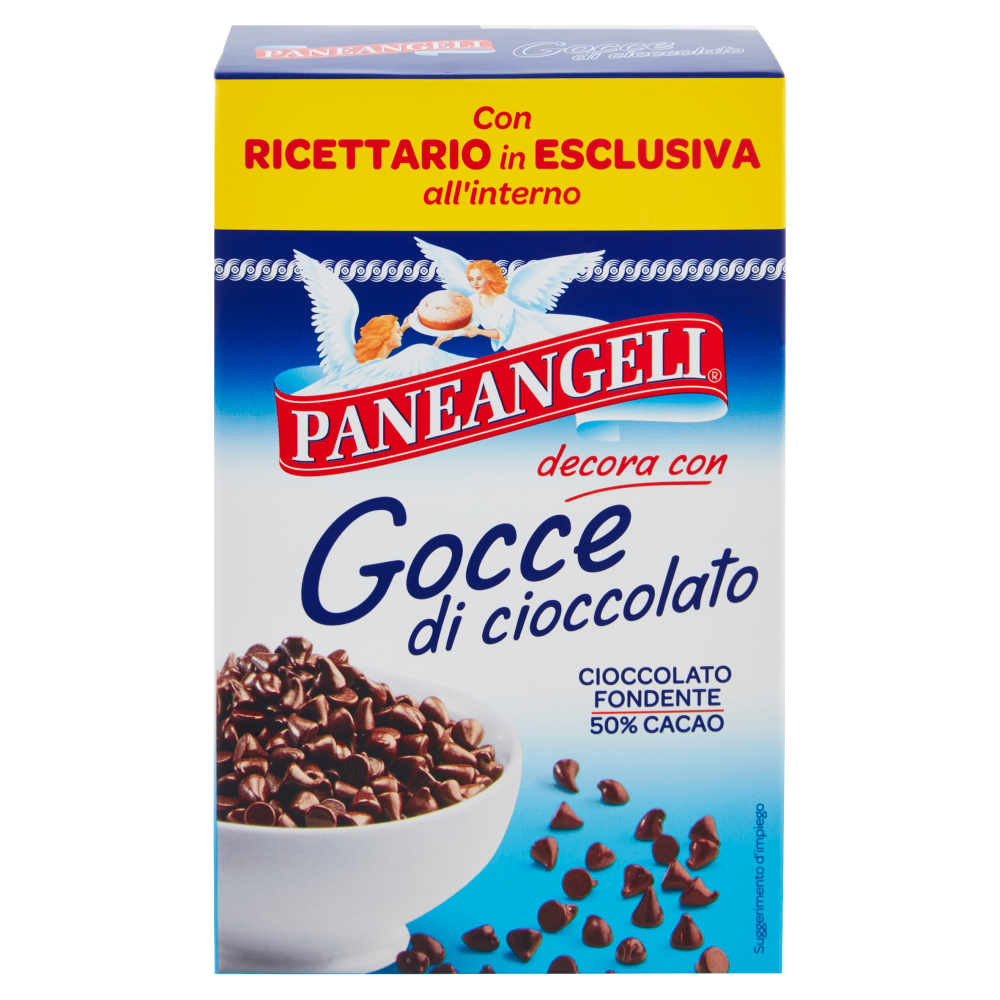 PANEANGELI decora con Gocce di cioccolato 125 g